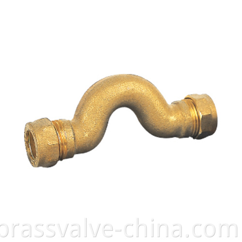Brass Compression Cross Over Coupling H818 Jpg